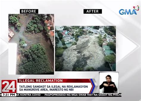 kawit nbi|3 arrested by NBI agents for 'illegal reclamation' in a mangrove area.